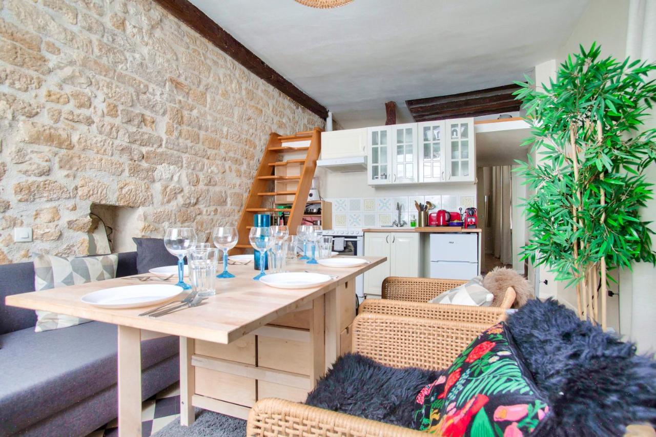 Cozy 1 Mezzanine & 1Bedroom Louvre Moulins Free Netflix Paříž Exteriér fotografie
